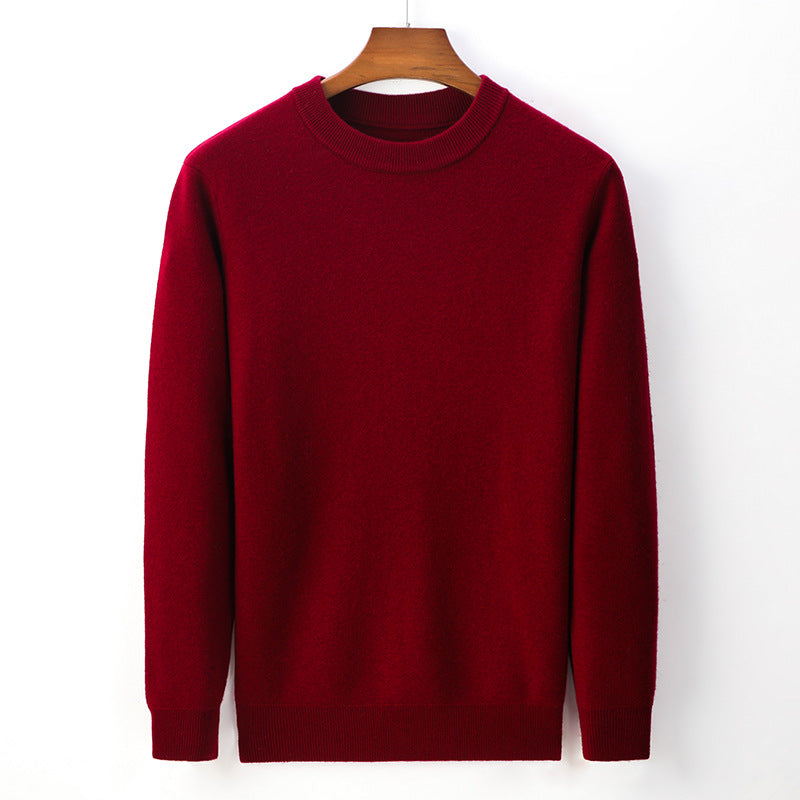 Men's Worsted Woolen Sweater Men's Thickened