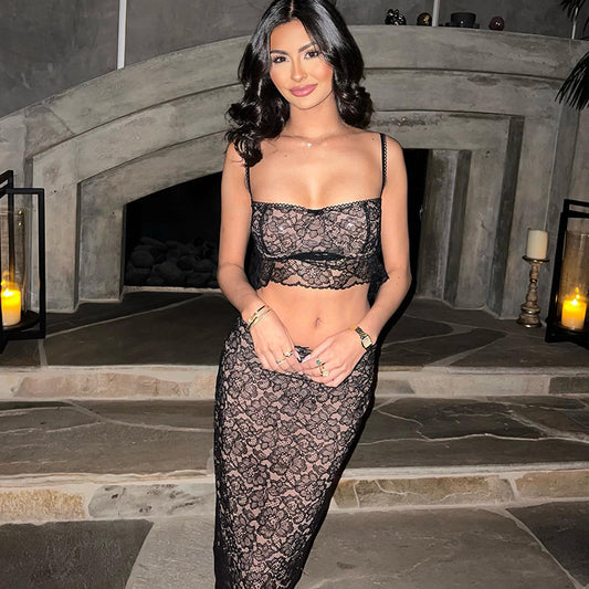 Akatonbo Lace Skirt Set