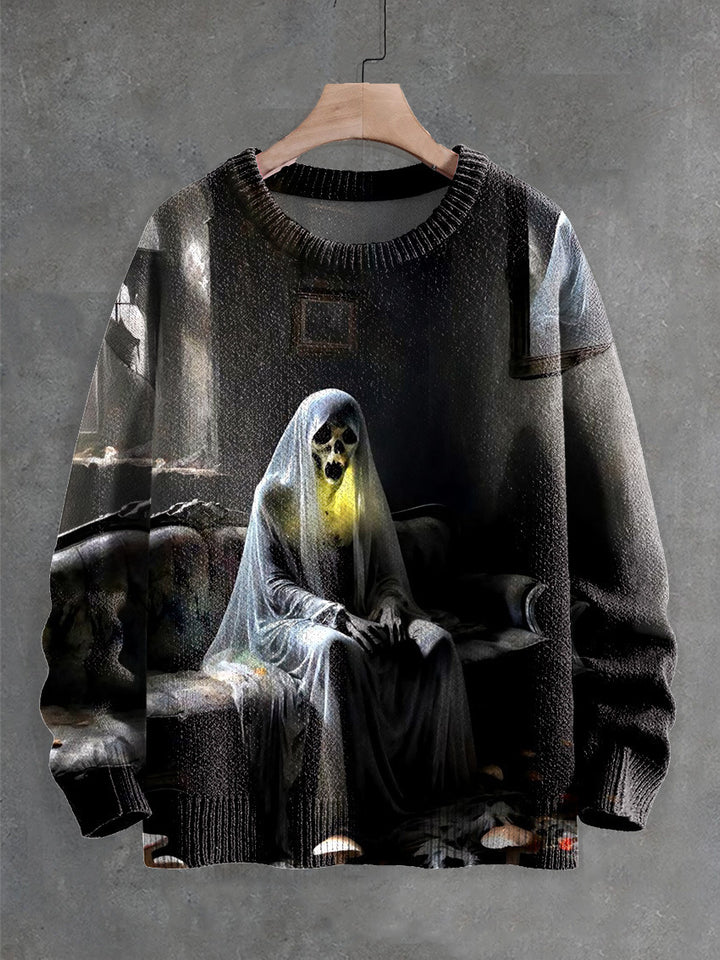 Snoopy Halloween Sweater Ghost Horror Element Top