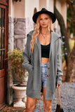 Women's Fashion Solid Color Cardigan Jacket With Pockets