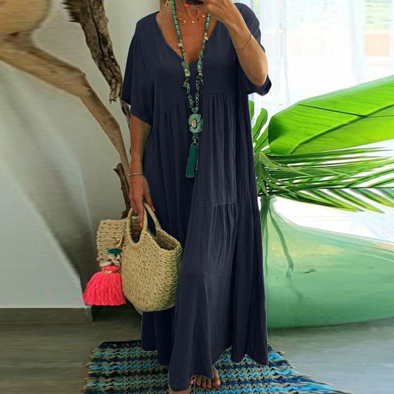 Classic Plus Size Large Swing Dress