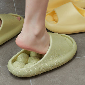 Ball Massage Sole Design Bathroom Slippers