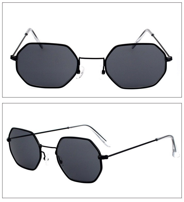 Sunglasses Ocean Piece Polygonal Sunglasses