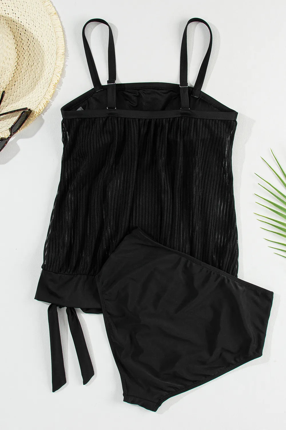 Shop Square Neck Spaghetti Strap Tankini Set - Women's Fashion | Akatonbo