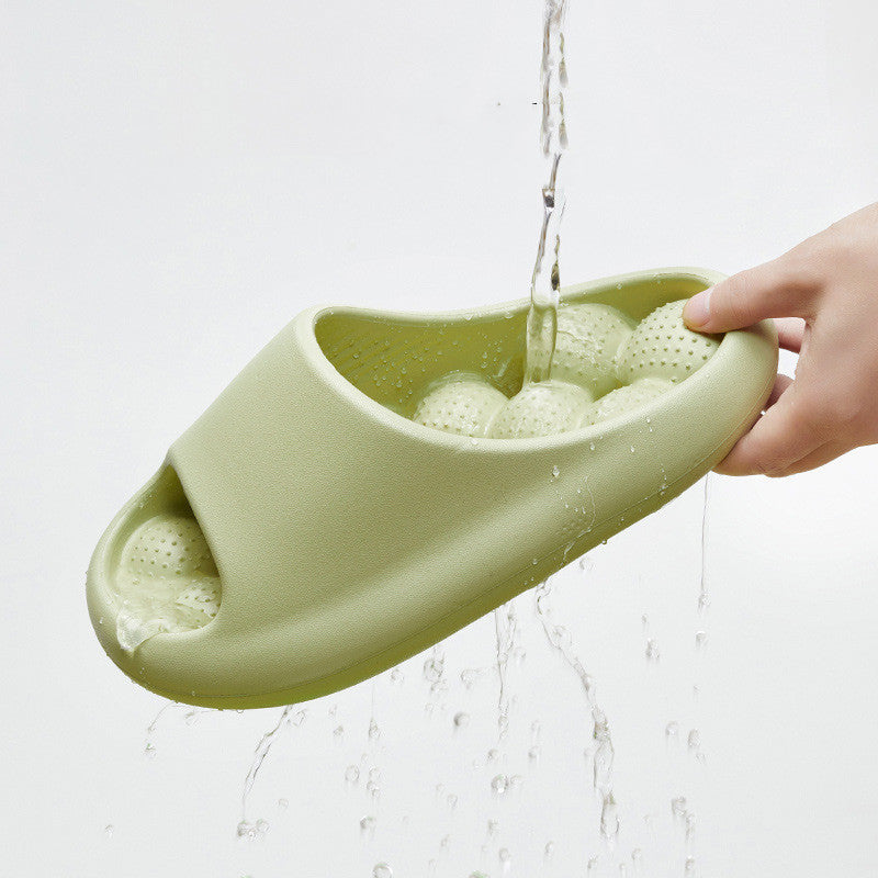 Ball Massage Sole Design Bathroom Slippers