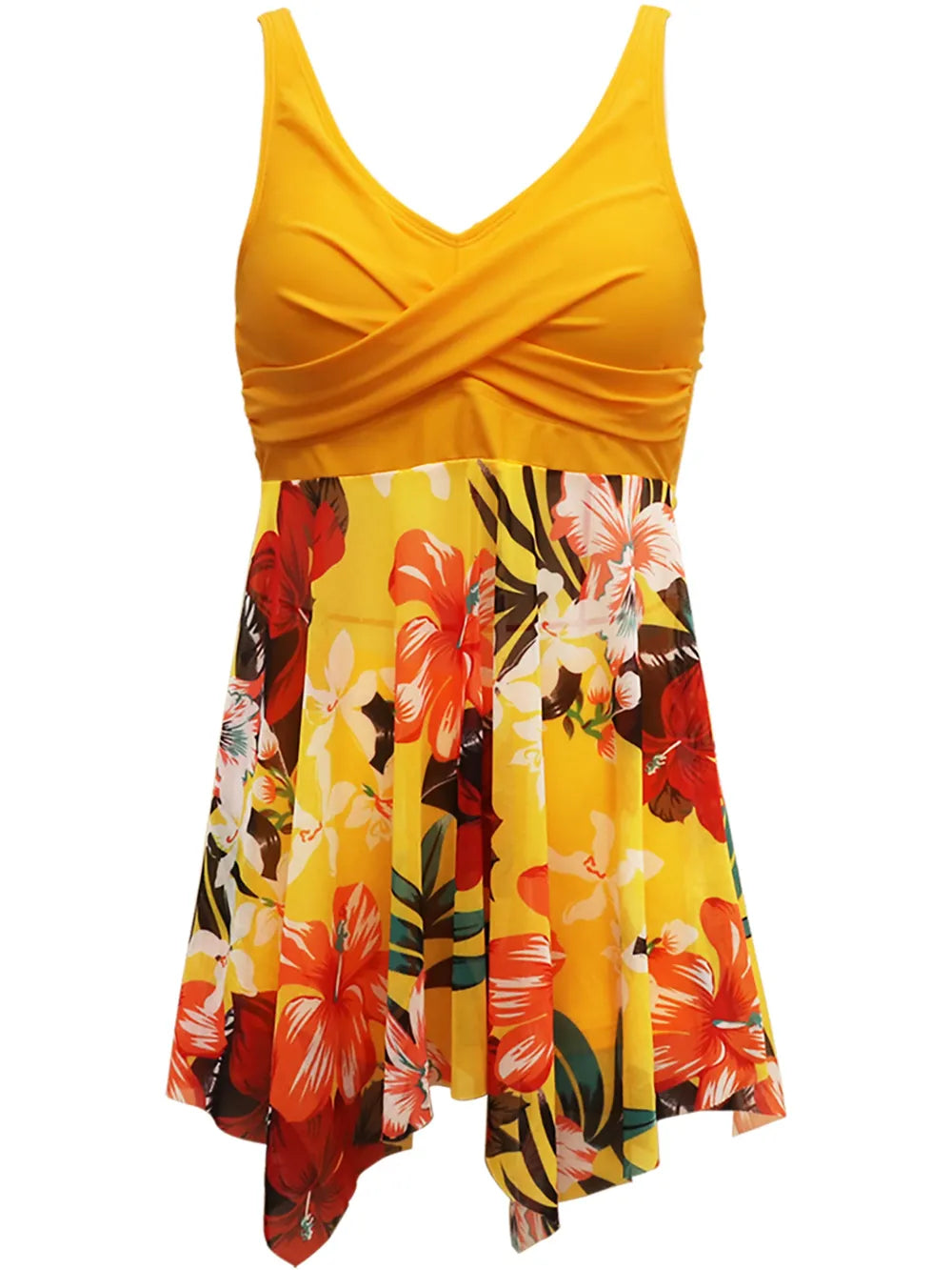 Shop Printed Wide Strap Two-Piece Swim Set - Women's Fashion | Akatonbo