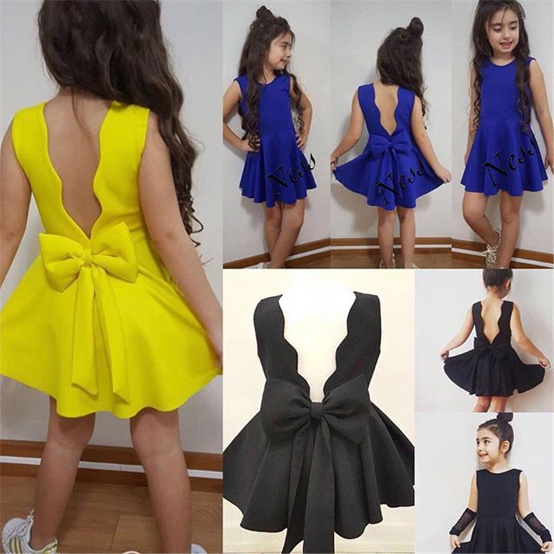 Kids Clothes Dress Baby Sleeveless Girl Clothing