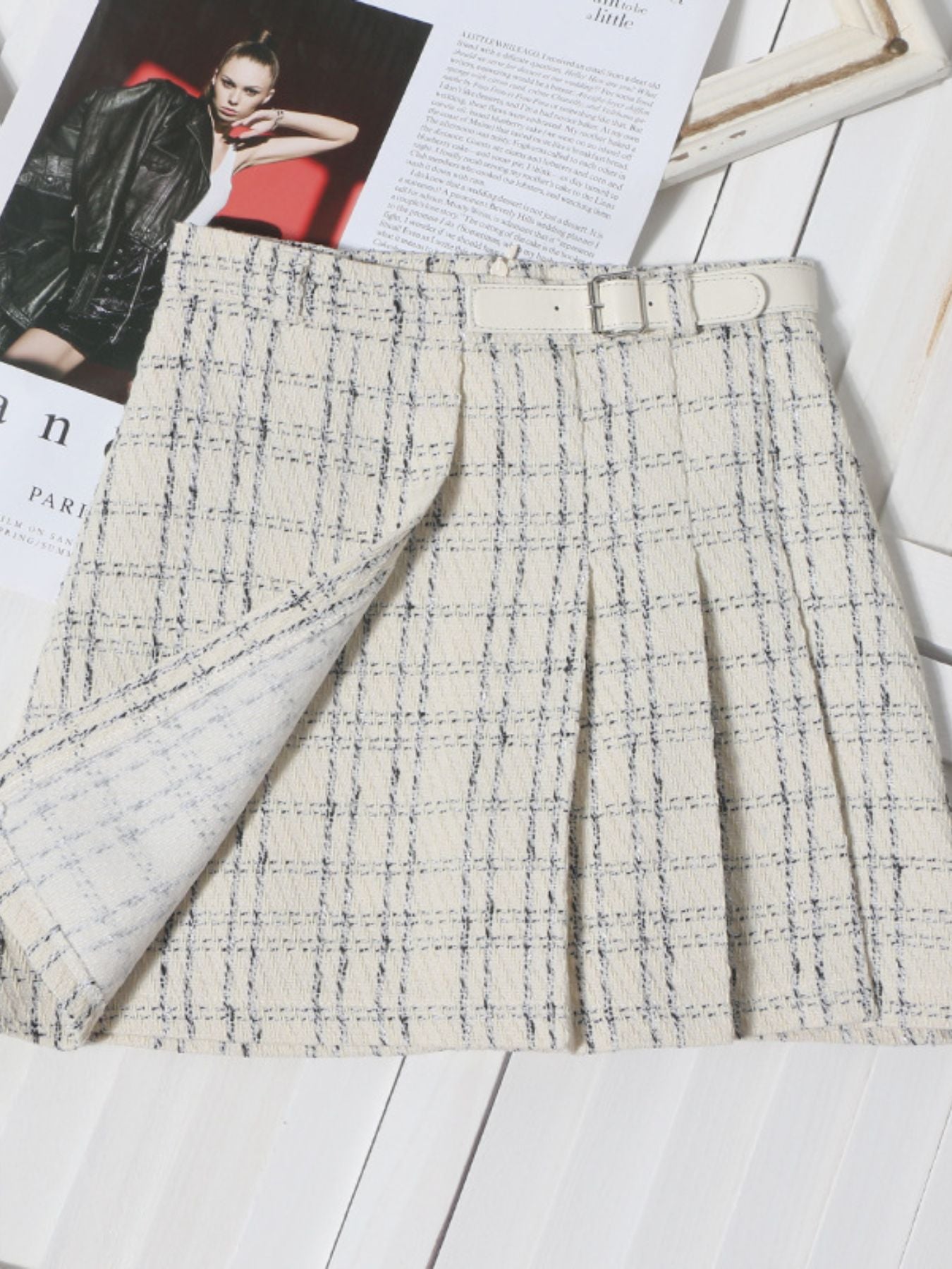 Shop Pleated Plaid Mini Skirt - Women's Fashion | Akatonbo
