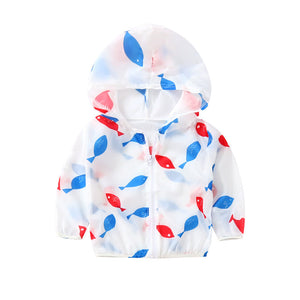 Children's Sun Protection Clothing Skin Clothing Thin And Breathable