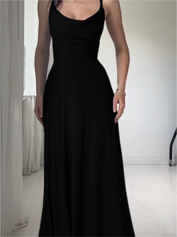 Robe de Soirée Décolletée et Dos Nu Grandes Tailles