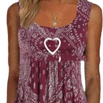 Women's Heart-shaped Casual Summer Dress