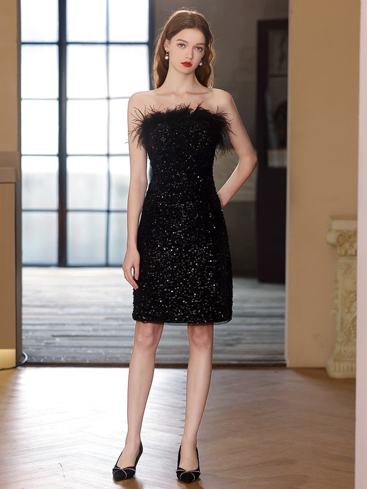 Vestido de Noche para Banquete con Hombros Descubiertos Una Noche Inolvidable