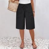 Women's Pocket Cropped Casual Shorts