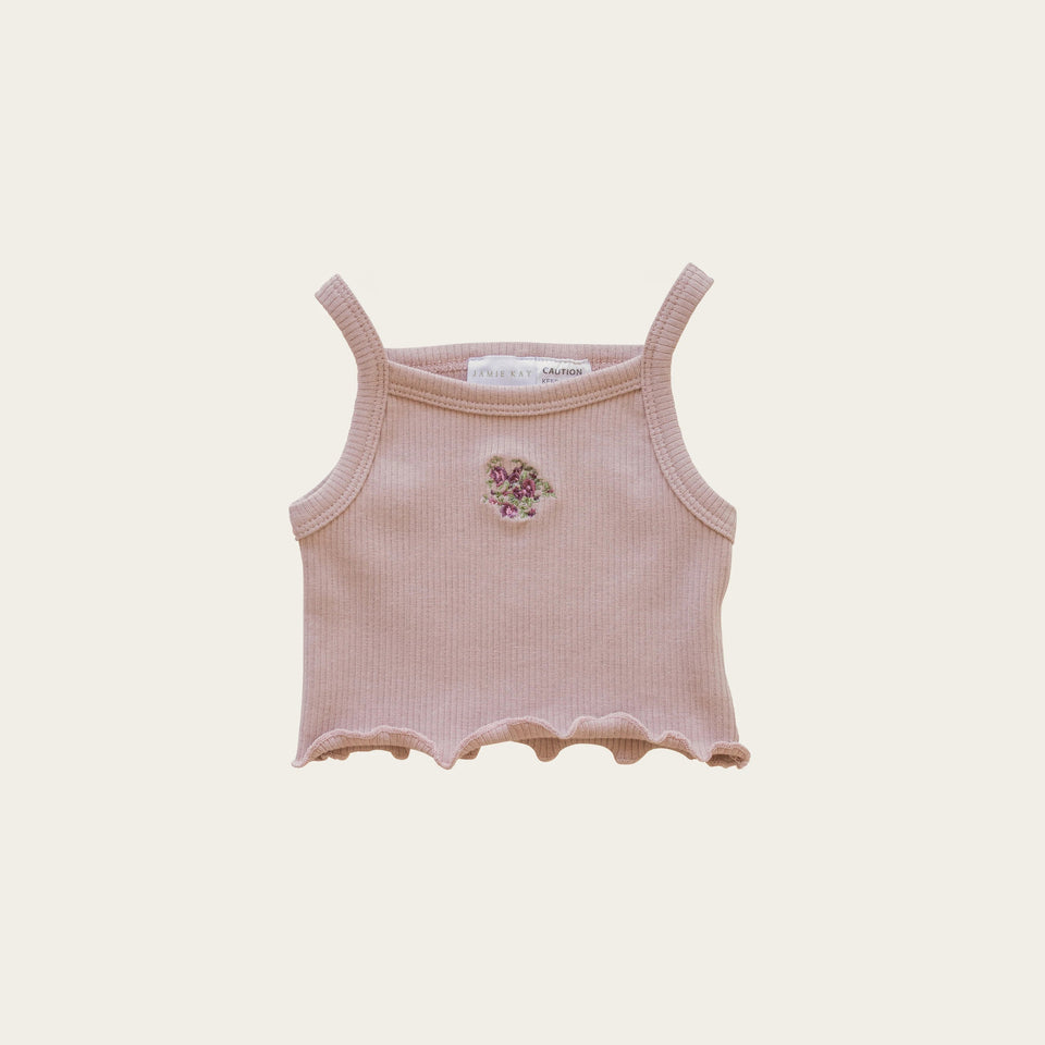 Rose Grey Embroidered Knitting Baby Clothing