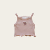 Rose Grey Embroidered Knitting Baby Clothing