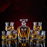 Thickened Whiskey Glass Set Foreign Wine Glass Crystal Glass Wine Bottle Creative Wine Set